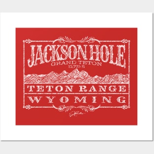 Jackson Hole, Wyoming, with Teton Range Posters and Art
